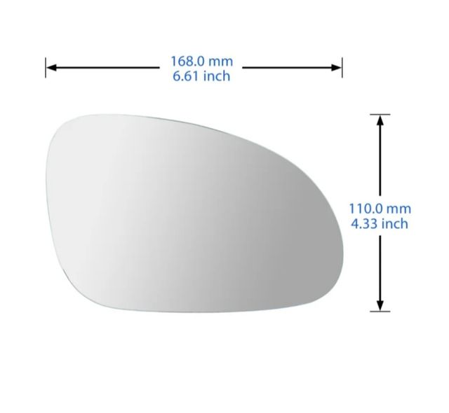 Retrovisor derecho para Golf 5 para años 2003-2008