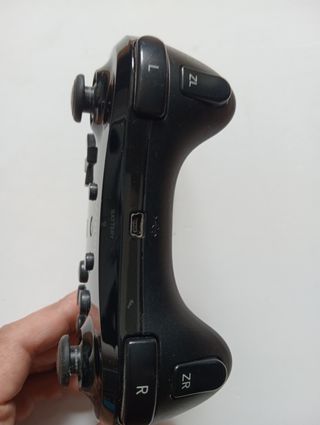 Mando Pro Wii U Original Nintendo Negro