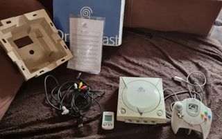 Consola Sega Dreamcast Blanca Completa