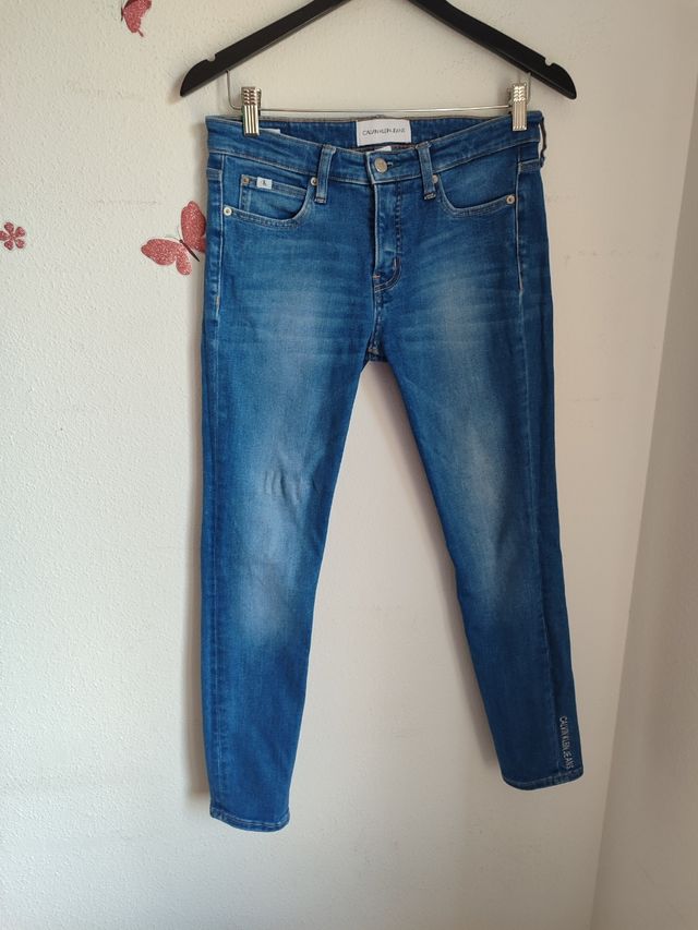 Vaqueros Calvin Klein mujer azules