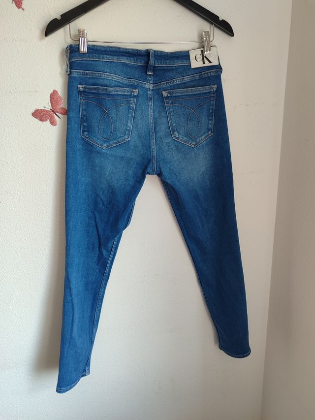 Vaqueros Calvin Klein mujer azules