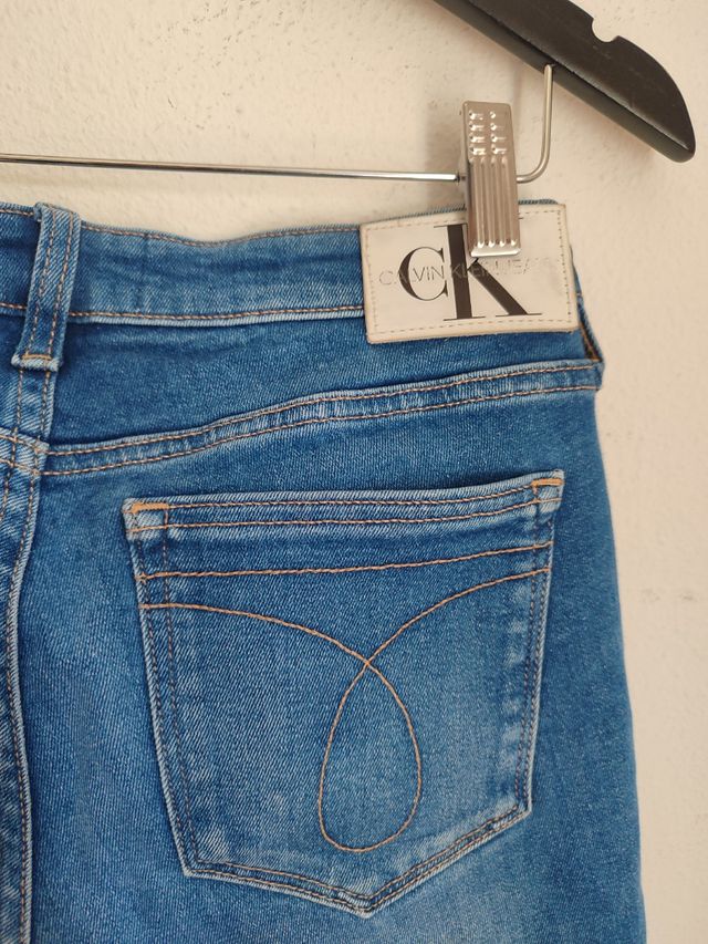 Vaqueros Calvin Klein mujer azules