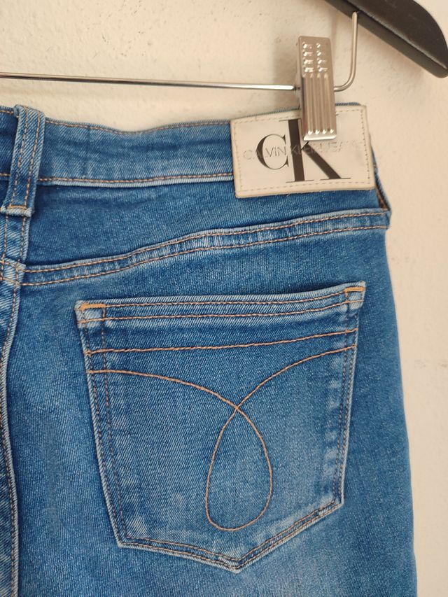Vaqueros Calvin Klein mujer azules