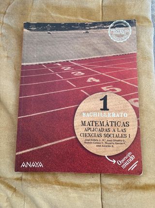 Matemáticas aplicadas a las Ciencias Sociales I.