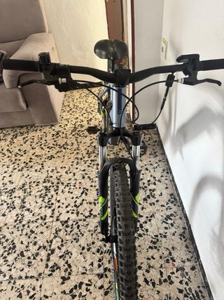 Bicicleta Eléctrica Rockrider Gris
