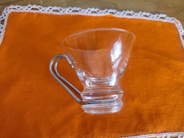 10 Tazzine da Caffè o Punch  Vetro