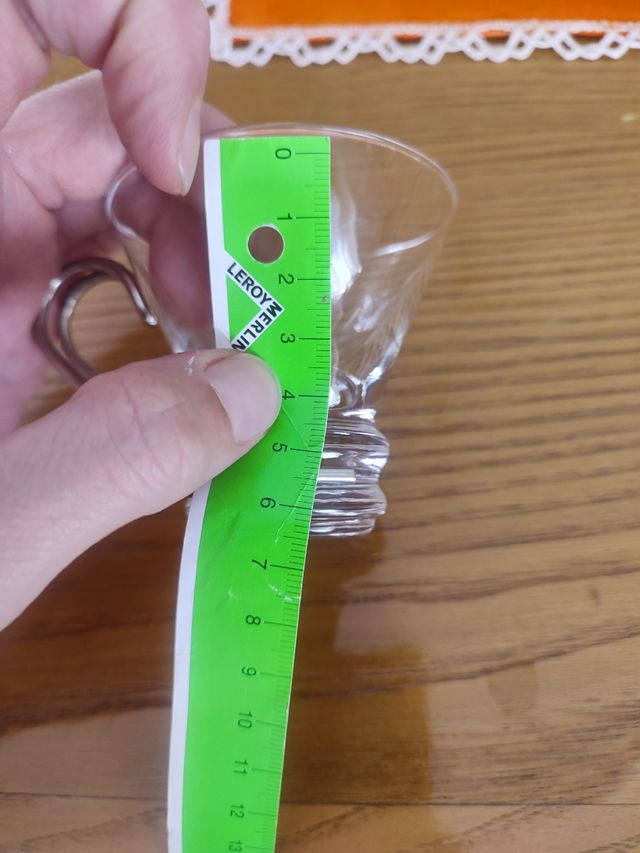 10 Tazzine da Caffè o Punch  Vetro