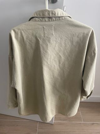 Chaqueta Zara verde mujer
