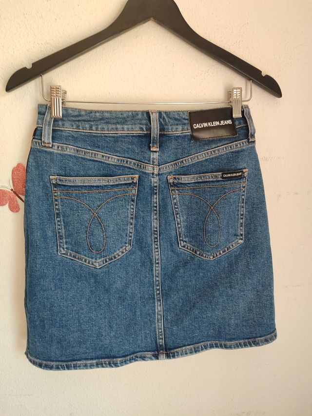 Falda Calvin Klein Jeans azul