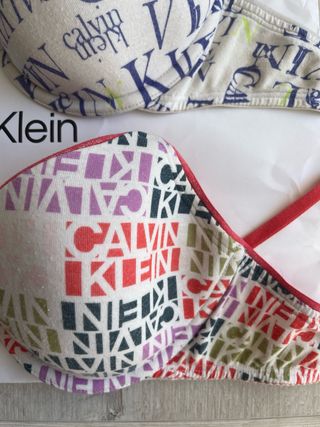 CALVIN KLEIN: 2 sujetadores espuma 75C Europa