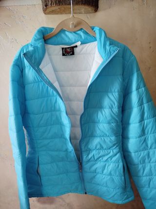 Piumino donna leggero blu
