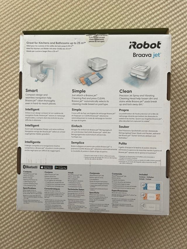 Robot friega suelos Braava Jet 240