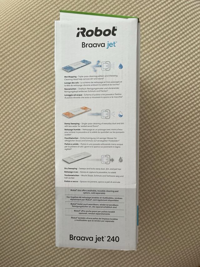 Robot friega suelos Braava Jet 240