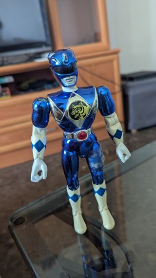 Figura Power Ranger Azul Lobo
