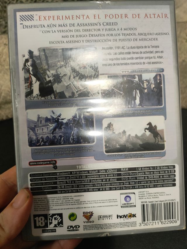 Assasin's Creed PC DVD ROM