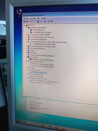 PC Pentium 4 2.66GHz 2.5GB RAM 120GB HDD con asa