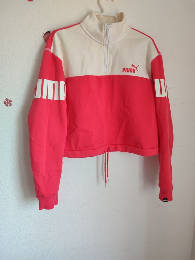Sudadera corta Puma rosa