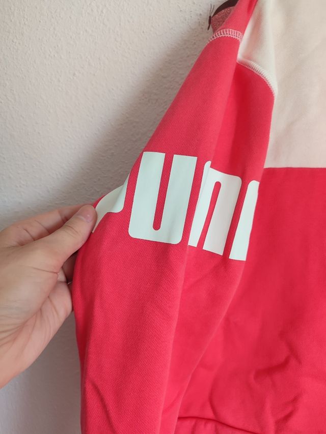 Sudadera corta Puma rosa