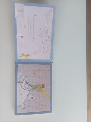 Libro con puzzles, El principito 