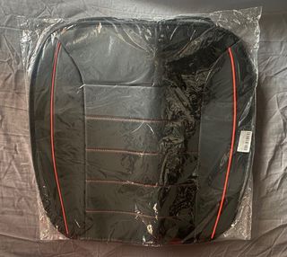 Funda asiento coche delantero - Negro/Rojo
