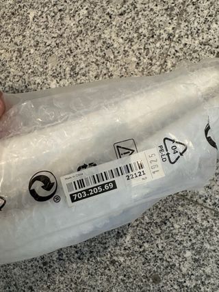 Reposabrazos LÅNGFJÄLL IKEA Blanco SIN USAR