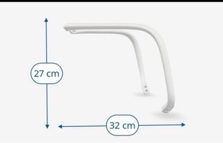 Reposabrazos LÅNGFJÄLL IKEA Blanco SIN USAR
