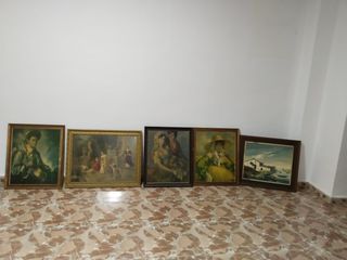 Bonitos cuadros antiguos para casa rústica