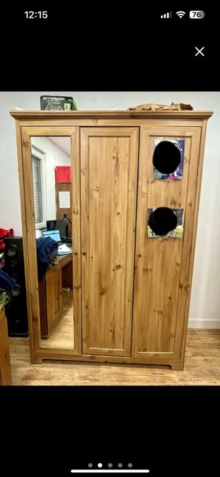 Dormitorio infantil de madera completo (Ikea)