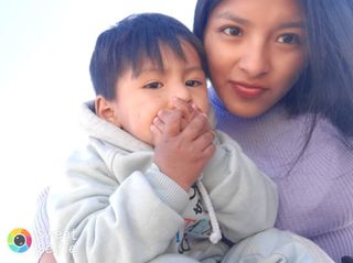 Cuidadora y canguro