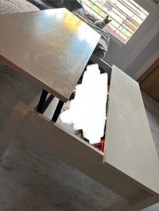 Mesa de centro blanca
