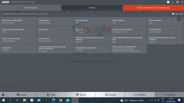 Scheda grafica Radeon RX VEGA 56 GAMING OC da 8 GB