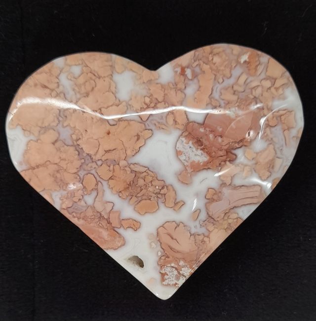 Cuore in agata rosa Shakura 42g