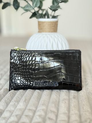 Monedero Bimba y Lola Negro Cocodrilo