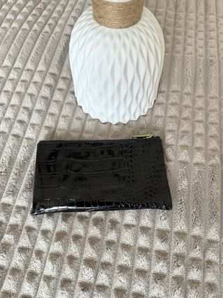 Monedero Bimba y Lola Negro Cocodrilo