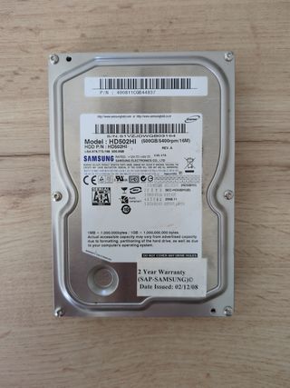 Disco Duro Samsung HD502HI 500GB