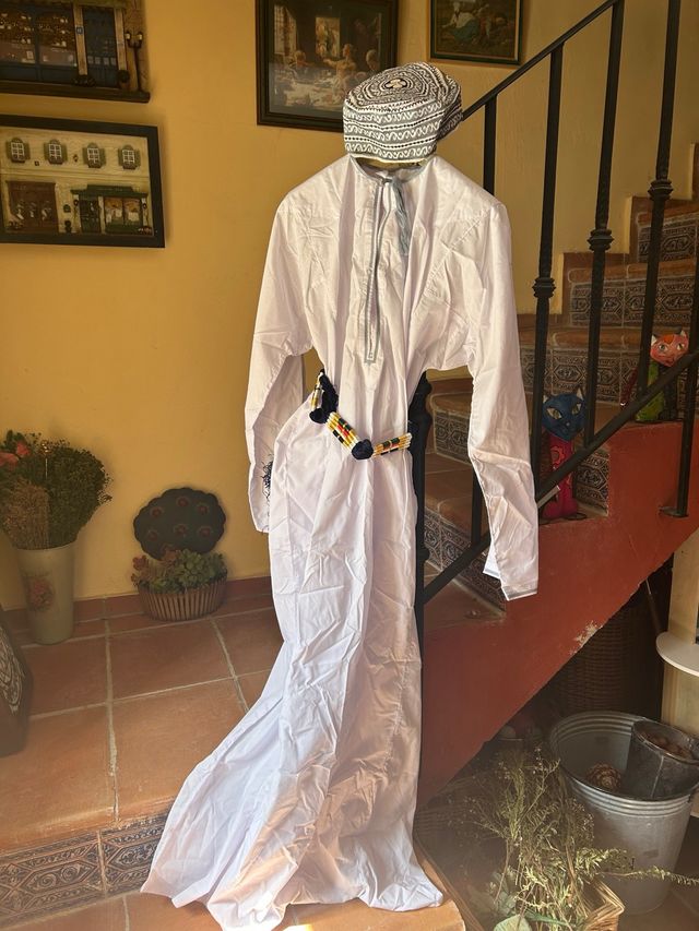 Chilaba hombre con accesorios