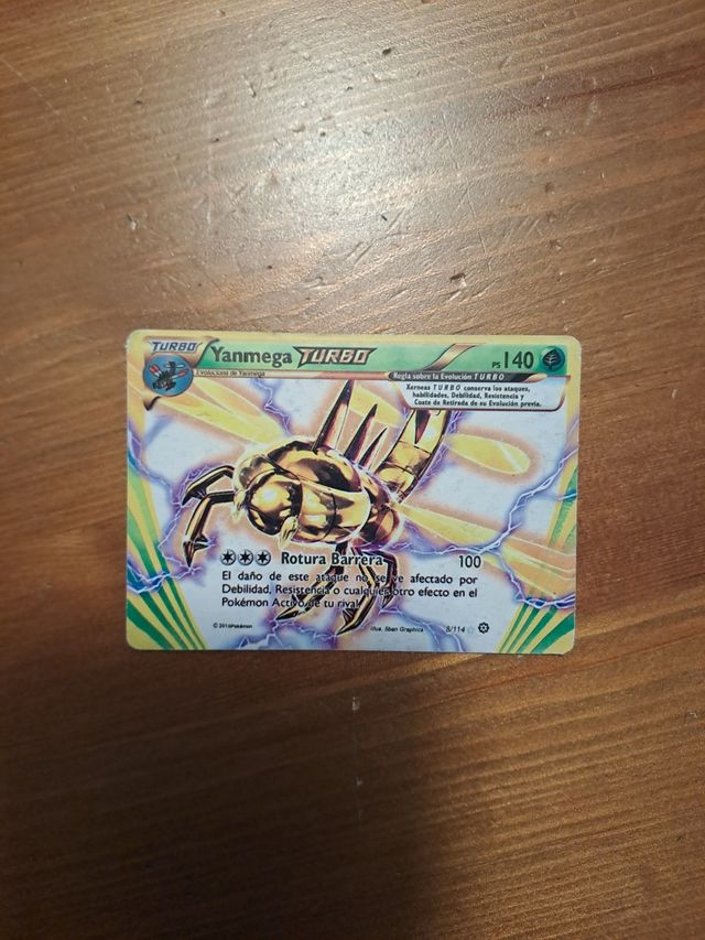 4 Cartas Pokémon Turbo y 1 BREAK