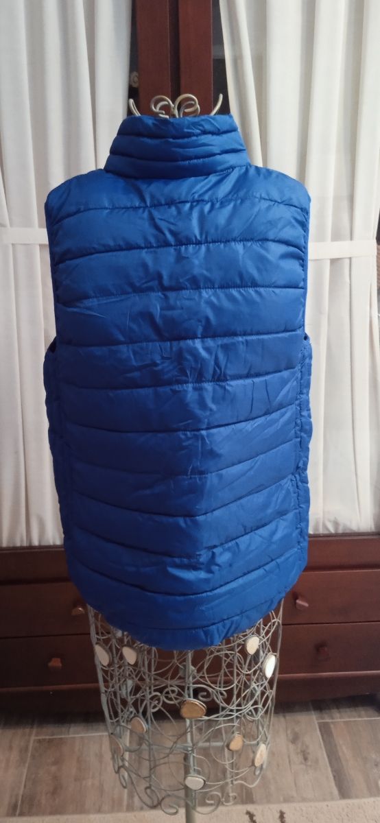 Chaqueta sin mangas azul