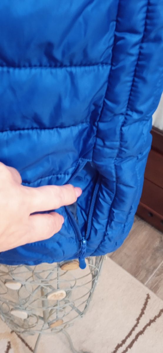 Chaqueta sin mangas azul