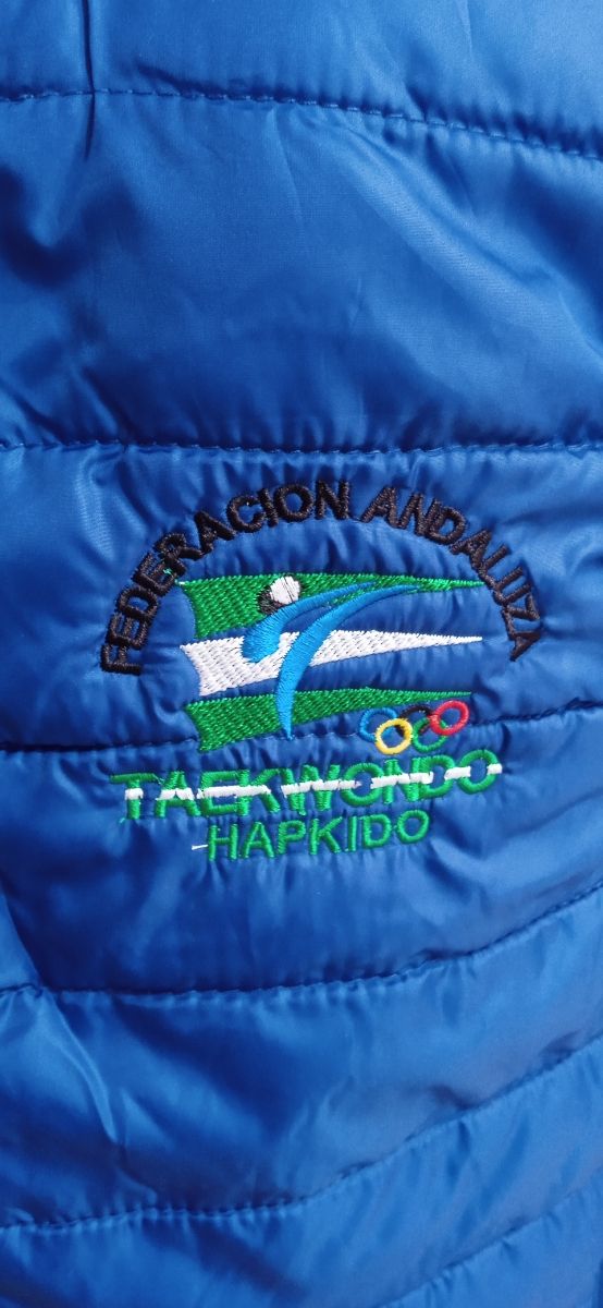 Chaqueta sin mangas azul