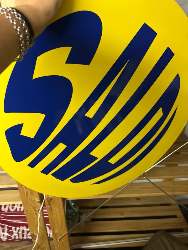 4 cartelli rotondi per saldi diametro 50 cm