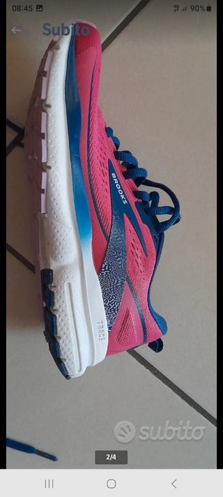 Scarpe Brooks Donna Rosa/Blu