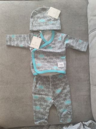 Conjunto Bebé Recién Nacido Elefantes