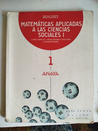 Matemáticas aplicadas a las Ciencias Sociales I.