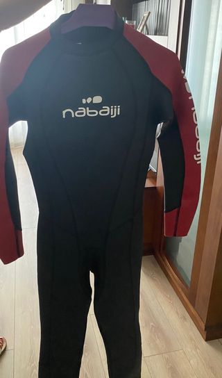 Neopreno Nabaiji Negro y Rojo 
