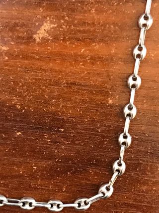 Cadena Plata Ley Larga + Regalo