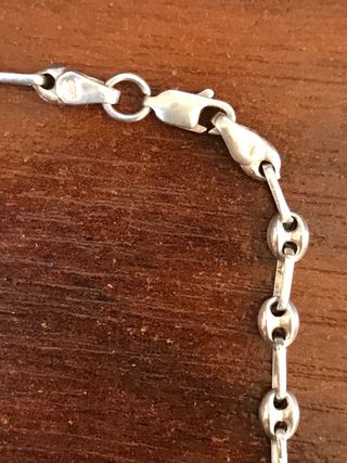 Cadena Plata Ley Larga + Regalo