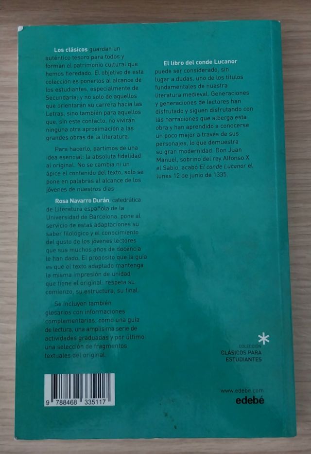 Clásicos para Estudiantes: EL CONDE LUCANOR (ad...