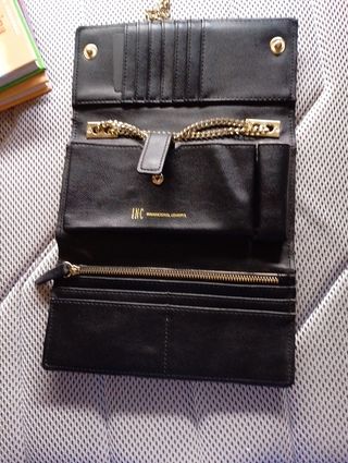 Bolso cartera todo en uno negro