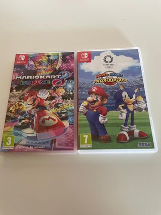 Pack Mario Kart 8 Deluxe y Mario & Sonic Tokyo 202